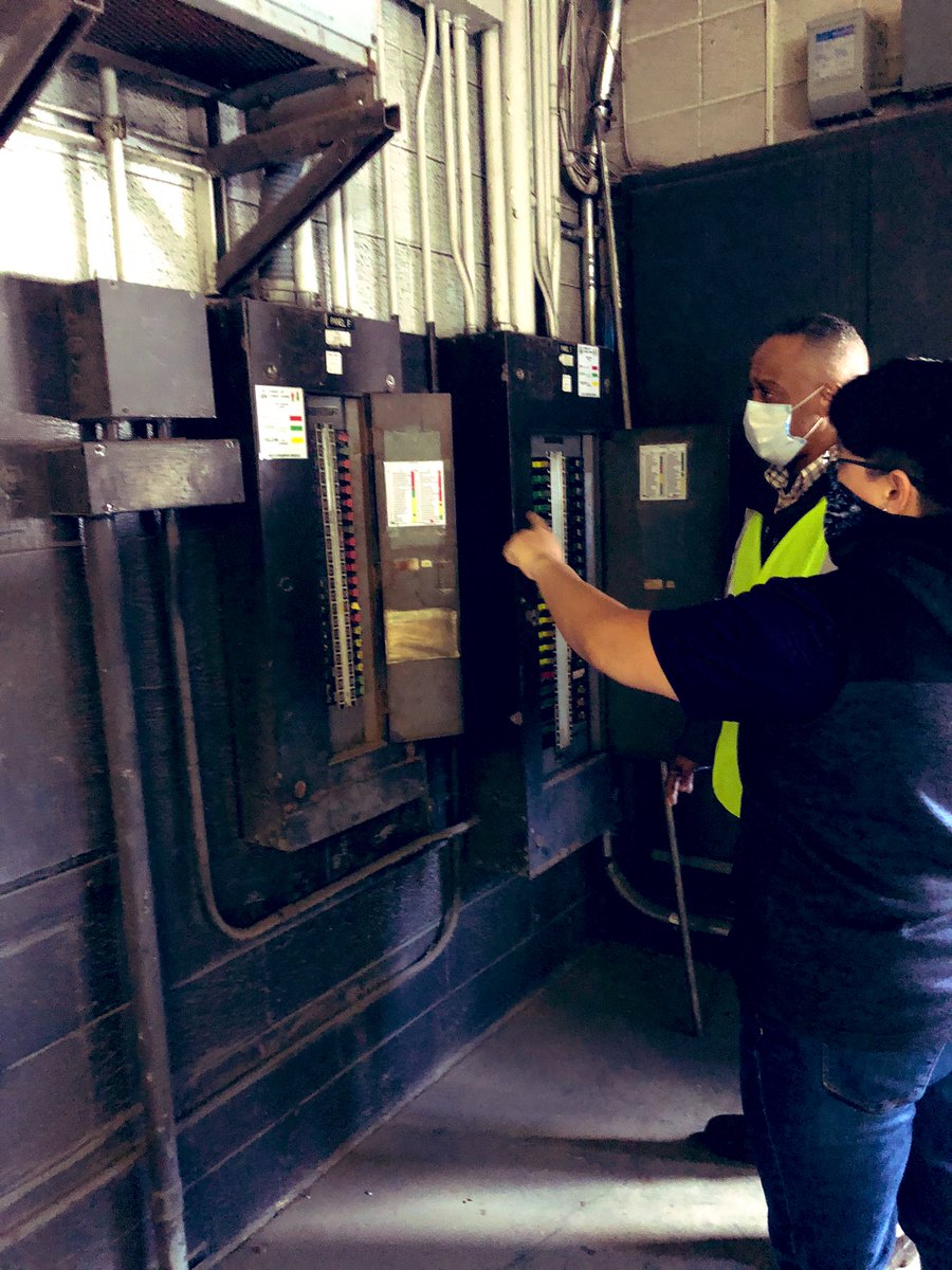 BaSE supervisors and BaSE manager doing a facility walk verifying that our electrical panels are properly labeled and spare breakers are turned off <a href="/safetyfirstNED/">Northeast District Safety</a> <a href="/NortheastBaSE/">Jack Crayton BaSE</a> #NEDshocking
