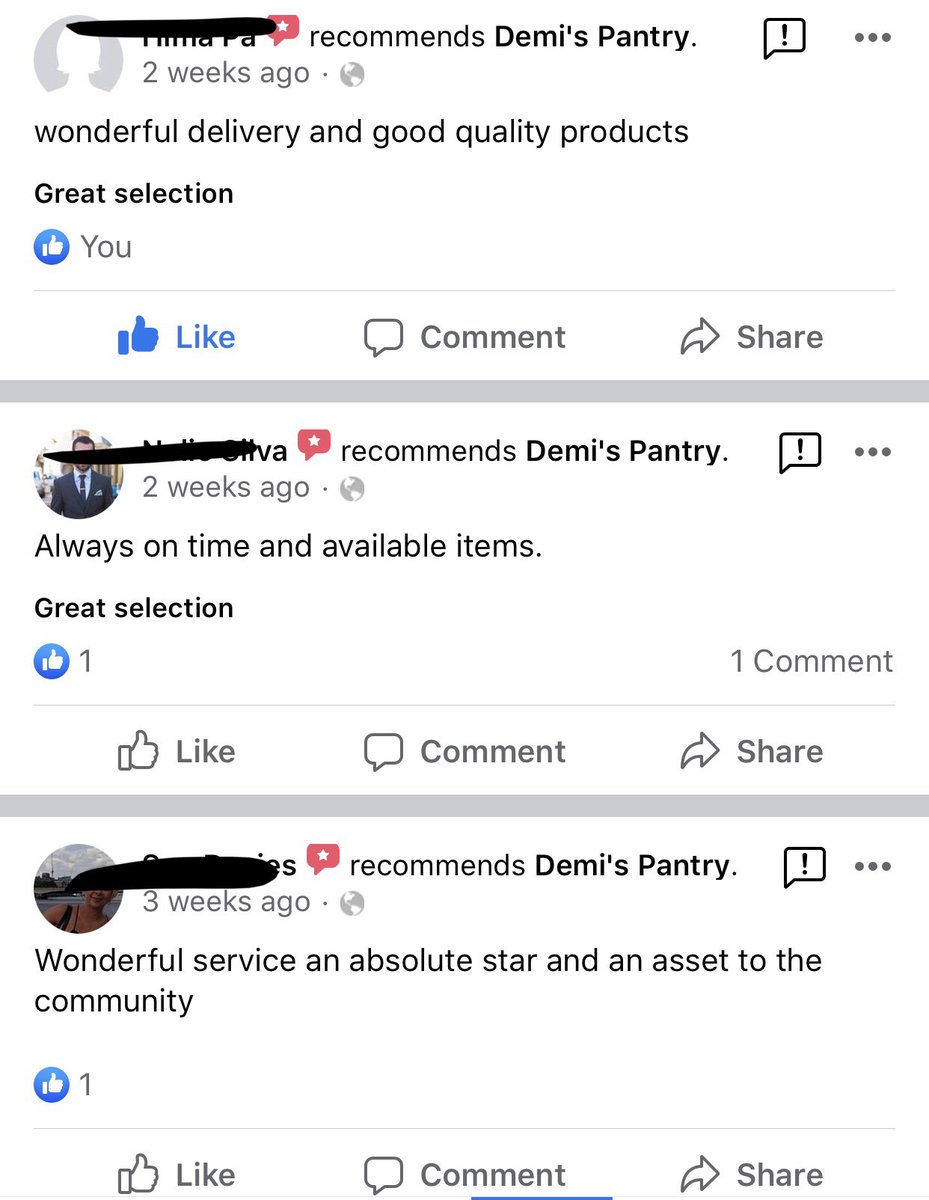 DemisPantry's tweet photo. When customers are grateful for your service - this is what makes it all worth it 🙏🏽 

#day40oflockdown #TuesdayMotivation https://t.co/RBSWALXtmL