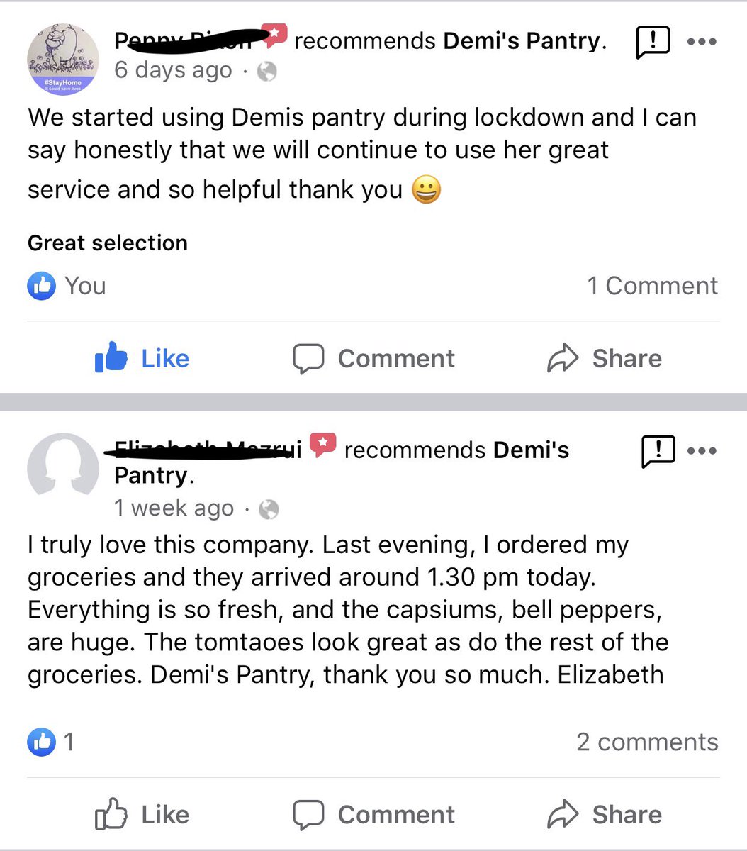 DemisPantry's tweet photo. When customers are grateful for your service - this is what makes it all worth it 🙏🏽 

#day40oflockdown #TuesdayMotivation https://t.co/RBSWALXtmL