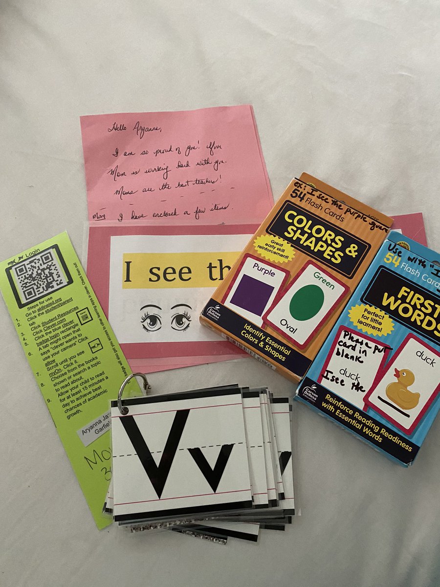 BrigitteQuinon4's tweet photo. We got this little package in the mail today from Arys teacher Mrs. Morson Grateful Ary has such an amazing teacher!! She will always hold a special place in our ❤️. She misses you!! @morson_marie @Keeble_AISD @DrA_Marshall  @BabinoMisti @drgoffney #SpedRocks https://t.co/RsDLHbFhT7