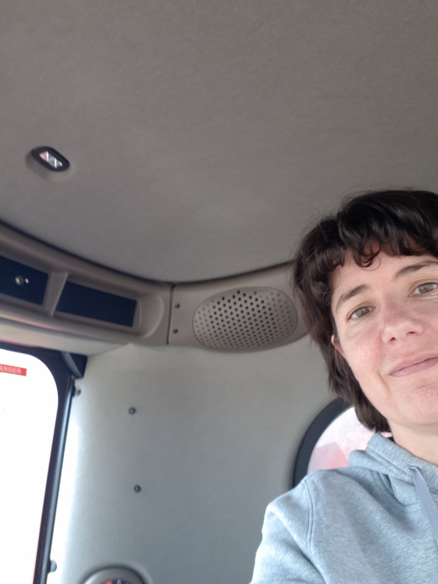 llittle33's tweet image. Obligatory #harvest19v2 combine selfie. It's yielding #notstuck in poor condition with #plant20prep moisture 😐
