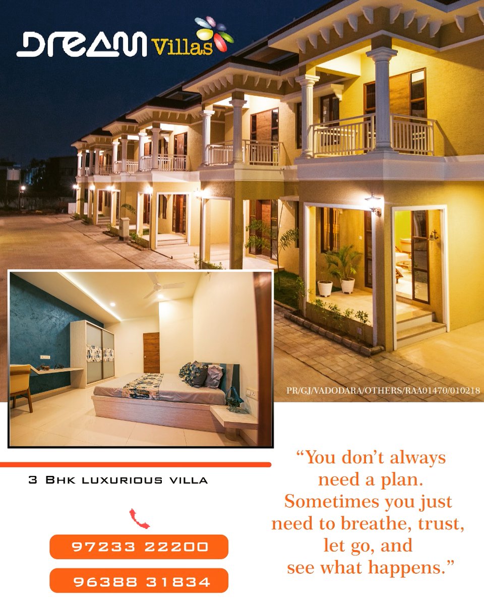 DreamProject368's tweet image. ✔️ 3 BHK Luxurious Villa @ Atladra -Bill
✔️ Call : 9723322200 / 9638831834

#dream #vadodara #home #Atladara