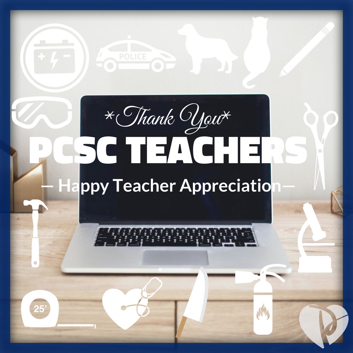 Take a moment to thank all teachers this week! Our staff is doing a great job providing awesome distance learning for our students. Great work PCSC Teachers!!!