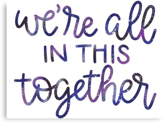 MissHerder's tweet photo. Thank you @MrsOudesluys & @miss_koritko for the #5word #5people nomination. “We’re all in this together“ Your turn Grade 8 team @Skradski_O @MmeMcGowan @misssilva203 @MlleProenca @aitkenssuperSs 💜🖤 https://t.co/xhA1SgrkD3
