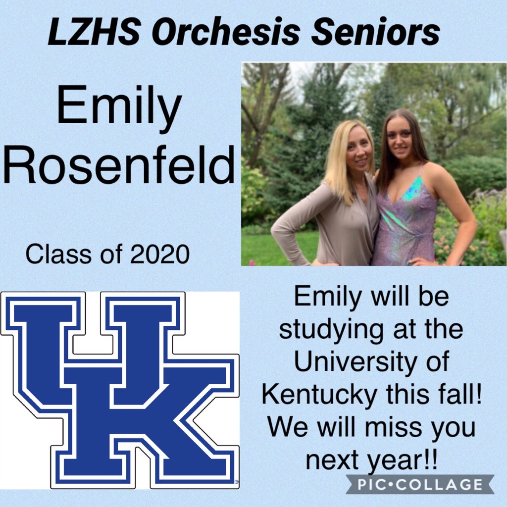 LzhsO's tweet photo. Our first senior shoutout goes to our president Emily Rosenfeld!! We wish lots of luck at the University of Kentucky!! The team will miss you! https://t.co/HPOGmA8mZG