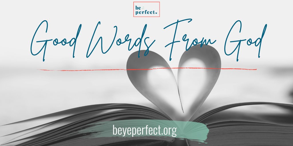 TILMNews's tweet image. Happy #GivingTuesdayNow ! We have one more special resource to share with you, our daily video devotions. Over at Be Ye Perfect's Facebook page, we've been sharing daily video devotions entitled "Good Words From God." Share one with a friend! #togetherwegive #giveJesus #givehope