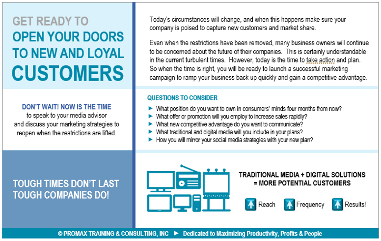 KellyProMax's tweet image. Please review my blog (lnkd.in/g4AsQQd) for the fifth installment of the series designed for AEs to stay in contact with their current and prospective clients. Included in the blog is sample communication for AEs.

Stay connected. Stay strong. Stay healthy.