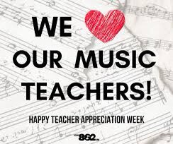#HappyTeacherAppreciationWeek to all the amazing #teachers out there. A special shout out to all the amazing #musiceducators. We appreciate all you do for your students and community. Stay safe and healthy! #ItStartsWithMusic