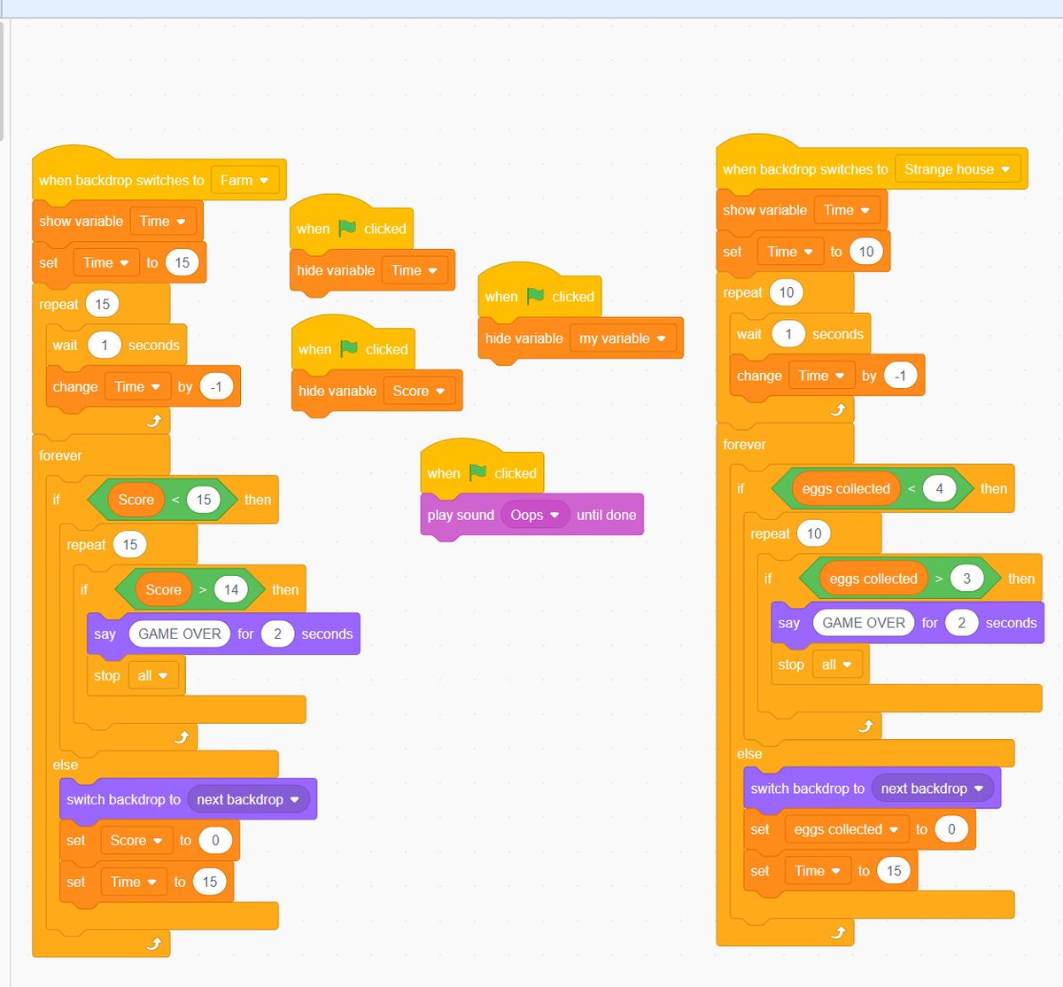 TKSComputing's tweet image. Some excellent scratch work at home, and this is part 1! Well done Anita, Yr7.