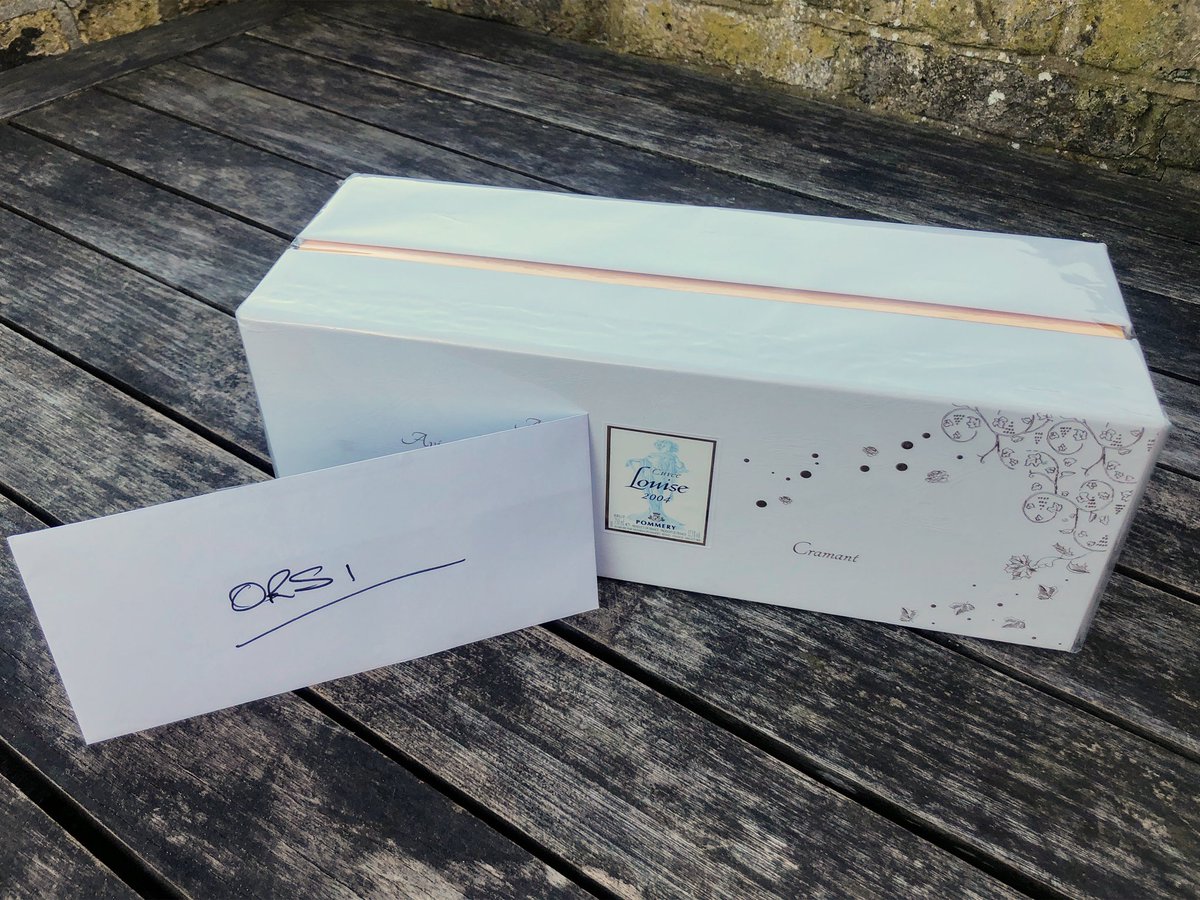 What a lovely surprise, thank you <a href="/mrtomfizz/">Tom Stevenson</a>!  #newbook #ComingSoon <a href="/SothebysWine/">Sotheby's Wine</a> <a href="/NatGeo/">National Geographic</a> <a href="/PommeryOfficial/">Champagne Pommery</a>