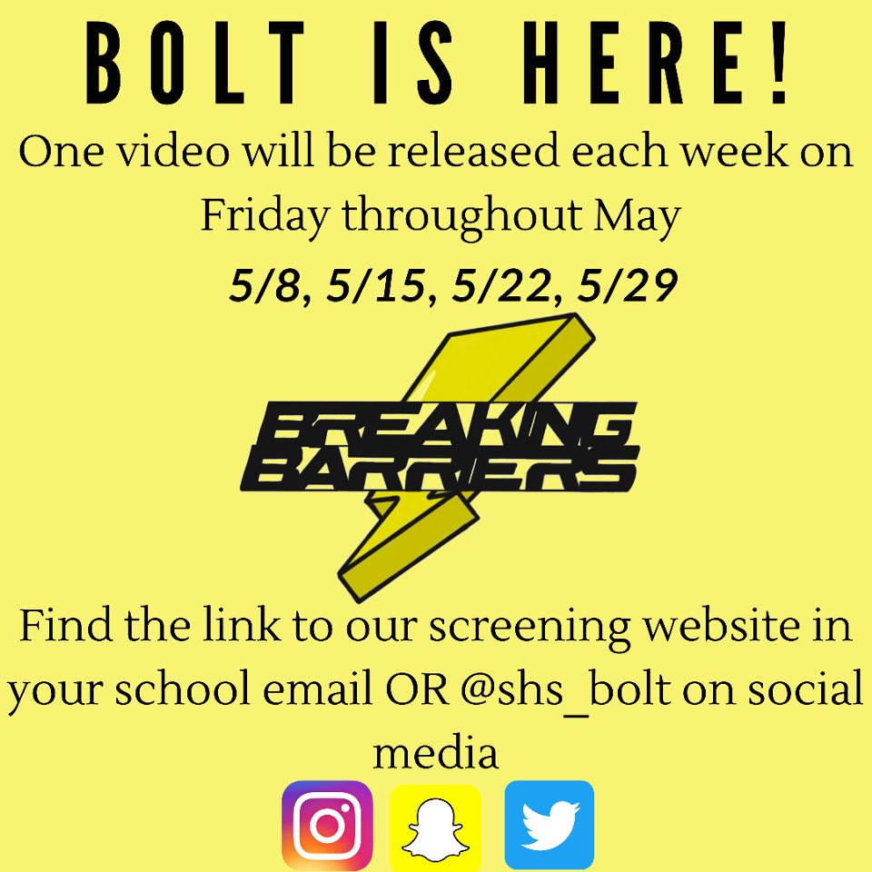 shs_bolt's tweet photo. BOLT is coming in 3 days... #BOLT2020 https://t.co/7vovHLPVWf