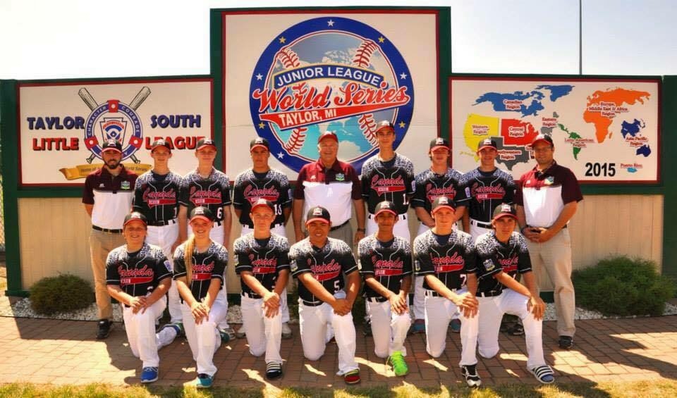 #FeaturedFriday 2015 Junior Team Canada from Oakville Little League!