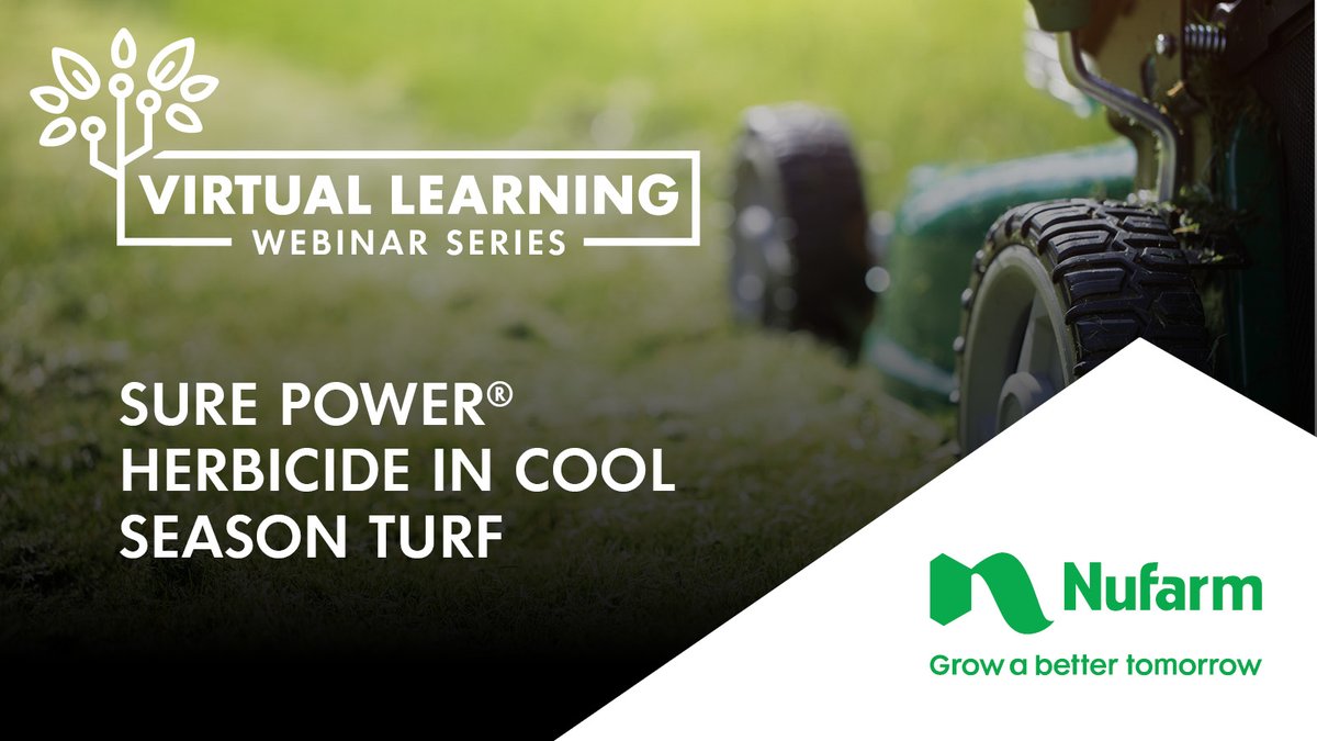NufarmUSTurf's tweet photo. Get the best tips and tricks for using #SurePower in cool season turf with @jason_fausey: https://t.co/p9iYaqe94h 
Check out the whole Virtual Learning Series: https://t.co/MAsvrRJ6TB 
#thereforyou #turfgrass #turf #turflife#landscaping #lawncare #greenindustry https://t.co/h2zQiSdT6b