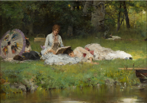 MaierMuseum's tweet photo. We're starting something new! On Tuesdays we'll post an untitled work of art from the @randolphcollege collection to find out what title you would give it! Our first #UntitledTuesday painting is by John Henry Witt. What would you title this?
#museumfromhome #museumathome #titleme https://t.co/nhpG9VFB4o