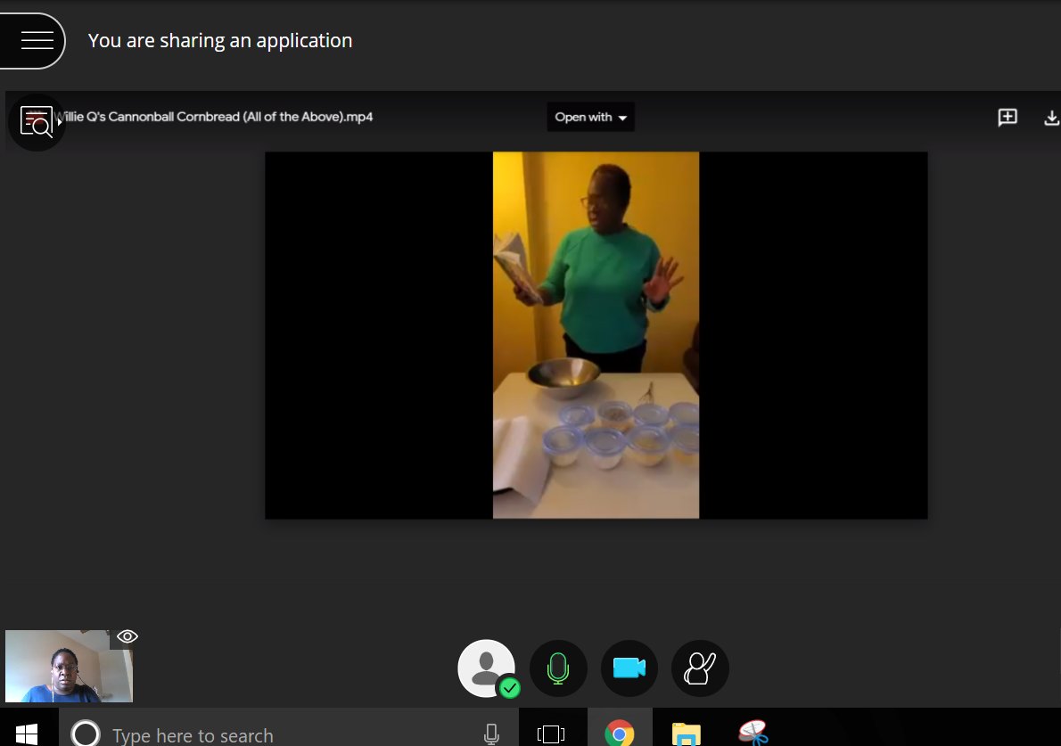 Bethsappe's tweet photo. Hey @BaltCitySchools! Math Spotlight #3. Kenya Britt, G8 virtual algebra teacher @ 15 schools. Although learning virtually is not new to her, she continues to find ways to be creative. Students r engaged in a book study &amp; making recipes together. #BCPSmathrocks #CitySchoolsTAW https://t.co/meYZl7DLdw
