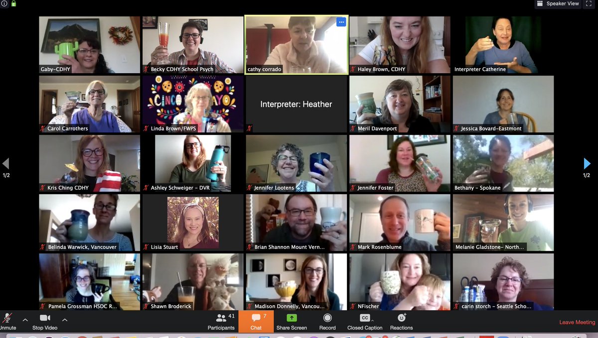 Some good news!  Teachers of the deaf and deaf professionals from all across WA state coming together weekly to share resources and support each other through this difficult time!  You guys are the best! Happy Teacher Appreciation Day. <a href="/johnkrasinski/">John Krasinski</a>