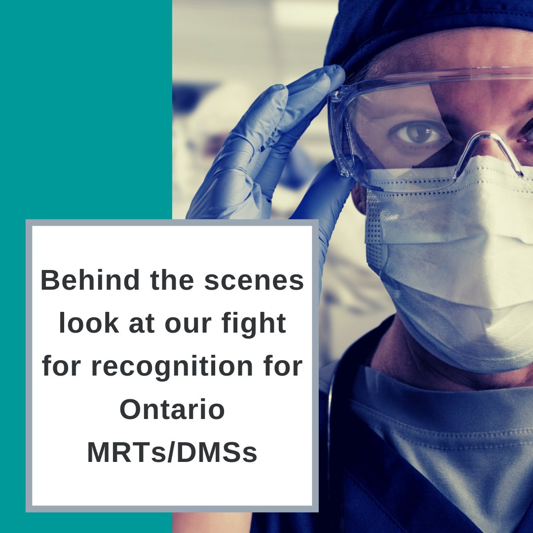 OAMRS1's tweet photo. #TemporaryPandemicPay (TPP) update. OAMRS President &amp; CEO, @GregToffner provides an update on TPP, what OAMRS is doing to lobby on your behalf and a behind the scenes look at our fight for recognition for Ontario MRTs/DMSs. Read the full update here -
https://t.co/KWNbuqwrOo https://t.co/mvnSoAxXKt
