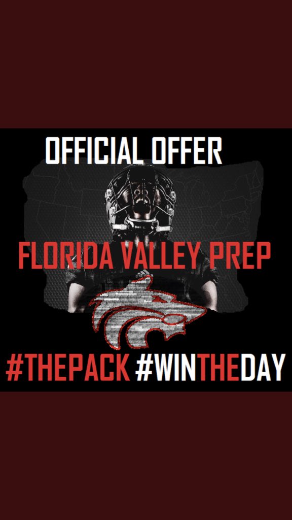 deechasinbills's tweet photo. Blessed to say I’ve EARNED an offer from Florida Valley prep❤️🖤  #THEPACK https://t.co/txjTqaKrB4