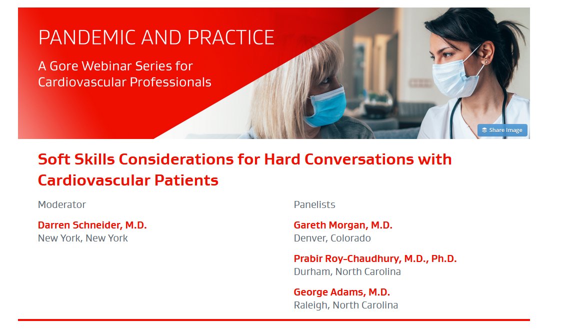 VascularMD's tweet photo. Tomorrow, live at 6PM EST our next webinar on cardiovascular practice during the COVID-19 pandemic.  What do our patients want and need to know and how can we be more patient-centric? Click the link to register.  
@AudibleBleeding @VascSurgMD @jmills1955 https://t.co/LeKcjsz2Hj https://t.co/NDiAeYcjw0