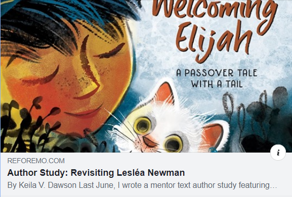 keila_dawson's tweet photo. Learning from the books by Lesléa Newman continues in this month's reading for research mentor text author study. LINK: https://t.co/xdk2heWflY #amreading #picturebook
#mentortexts #Passover #Seder @lesleanewman @charlesbridge #ReFoReMo #ReadingForResearch #authorstudy #SusanGal https://t.co/KOfkqYcFn5
