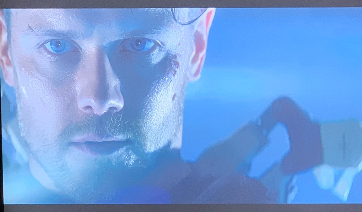 SarahWeicker17's tweet image. “There it is, that look, dumb ass catches on too quick.” Bloodshot to Jimmy #poolscene #AlternateEnding @Bloodshot @vindiesel @SamHeughan