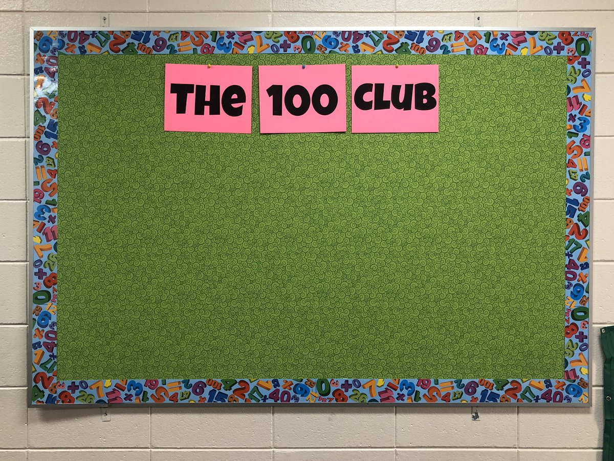 MrsBischluvs6th's tweet photo. LOVE seeing this board so full of $100 bills compared to the first day of school! So proud of all of my kiddos for their hard work to master their math facts! ๐๐ #100Club #MCMSBulldogs #firstdayvslastday https://t.co/HveFbg9XfW