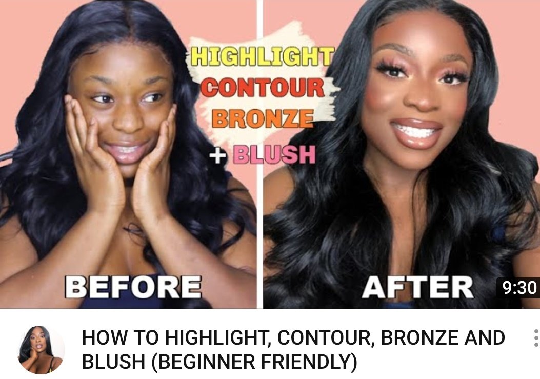 How to highlight &amp; Contour? Bronze? Blush? I've got you. Watch &amp; enjoy🤩 youtu.be/PIc2_MEjbgc