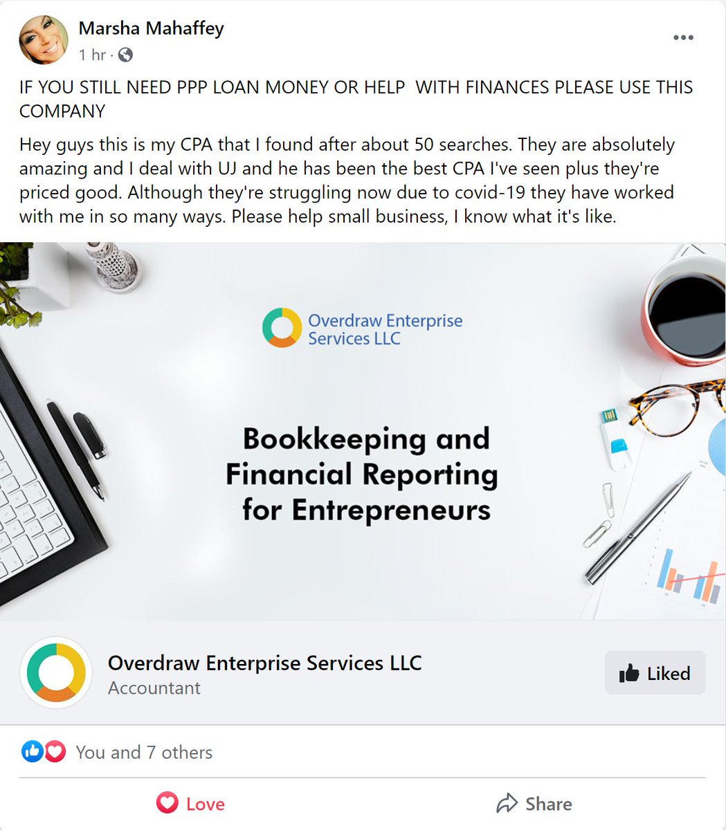 Overdrawio's tweet image. Here's what the owner of @jokesters22 has to say about our services.
Thanks for your kind words lady, clients like you are more like a family for us. ❤

#overdraw #clientsatisfaction #clientloyalty #CPA #PPPloan #letssupporteachother #SmallBiz #Entrepreneurship