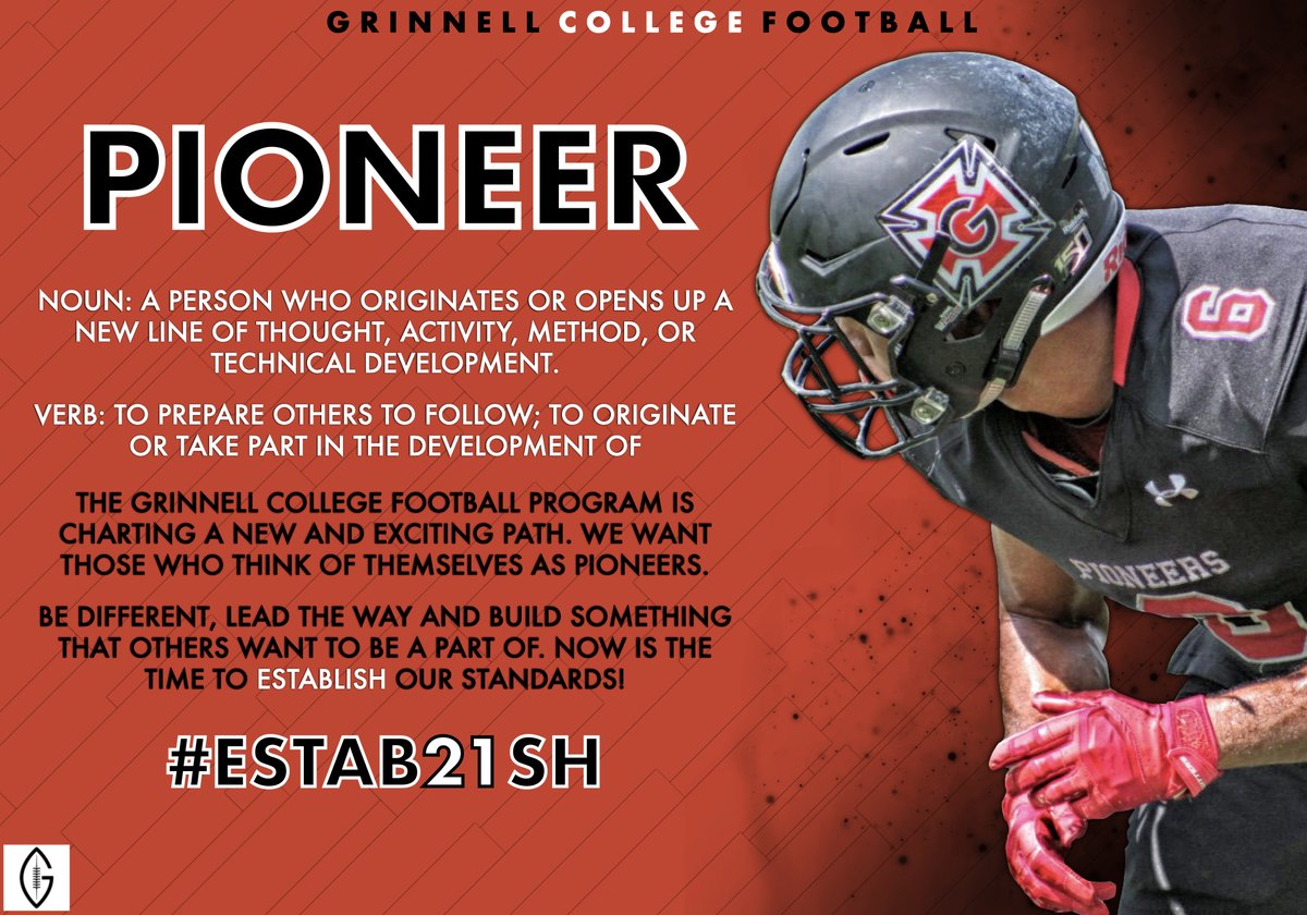 Hello Twitter! And hello Grinnell recruits, players, alums and supporters of the program. #ESTAB21SH #ExcelatGrinnell