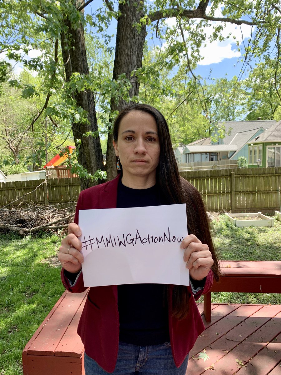 sharicedavids's tweet photo. Today National Day of Awareness for Missing and Murdered Native Women and Girls, a time to raise awareness about this silent crisis and recommit to finding solutions. I wear red to demand #MMIWGActionNow. https://t.co/EUwBqlQ2Ug