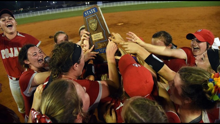 RussellDoitCenters #BlastFromThePast: In 2017 <a href="/HazelGreenHigh/">Hazel Green High School</a> softball team won the school's first ever fast pitch softball state championship when they defeated Daphne 4-2 to claim the 6A title. They also have 5 slow pitch state championships in their school's history.