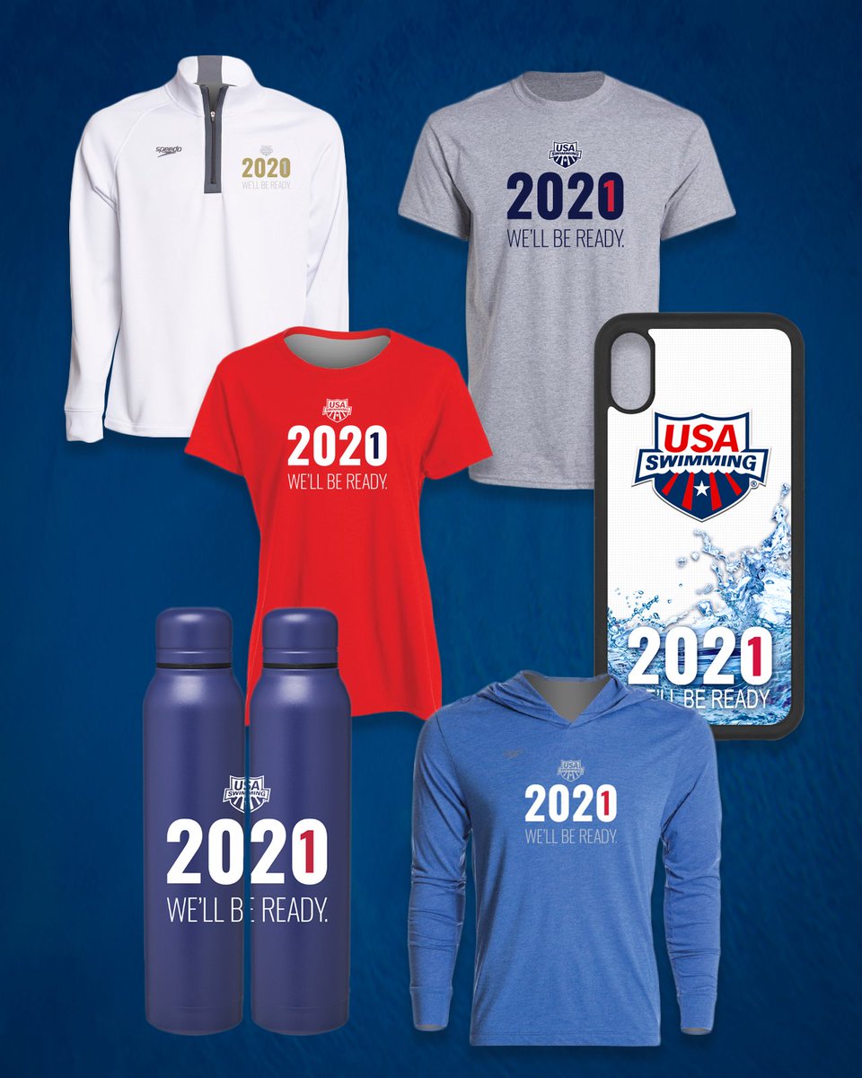 Who wants some 2021 swag? All the proceeds help the 100+ <a href="/usaswimming/">USA Swimming</a> national team members continue our training towards #SwimTrials21! Go to usaswimming.org/getthegear for more info