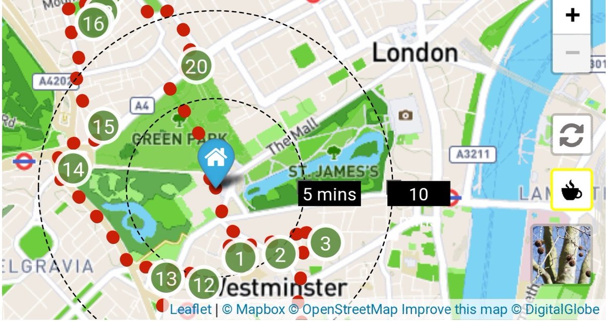 treetalkuk's tweet photo. Did you know that #TreeTalk is not just a map. If you live in / around London you can create personalised trails as well for your #onedailywalk. Just go to https://t.co/Qn6haQt21T and enter your address and we'll do all the work. #dailywalk #onewalkaday #WalkWhereYouMay https://t.co/cb9xvxg1w2