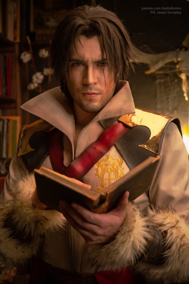 #TrevorBelmont in the Belmont's underground library! 