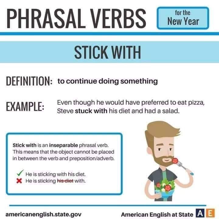 Easy_Englizzy's tweet photo. #stickwith 💪💪
#meaning to continue doing something 🏃♂️🏃♂️
#English
#Easy_Englizzy
#vocabulary
#learning
#Learningathome
#LearningEnglish
#study
#Students
#speak
#Ramadan https://t.co/pmcfEVWq51