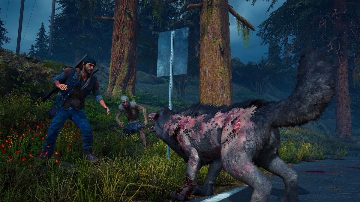 blueracer66's tweet photo. Never a dull moment. #DaysGone #VirtualPhotography #DGVP #DGFAN #PS4share via @DaysGoneFan https://t.co/Z5pJohM0lU
