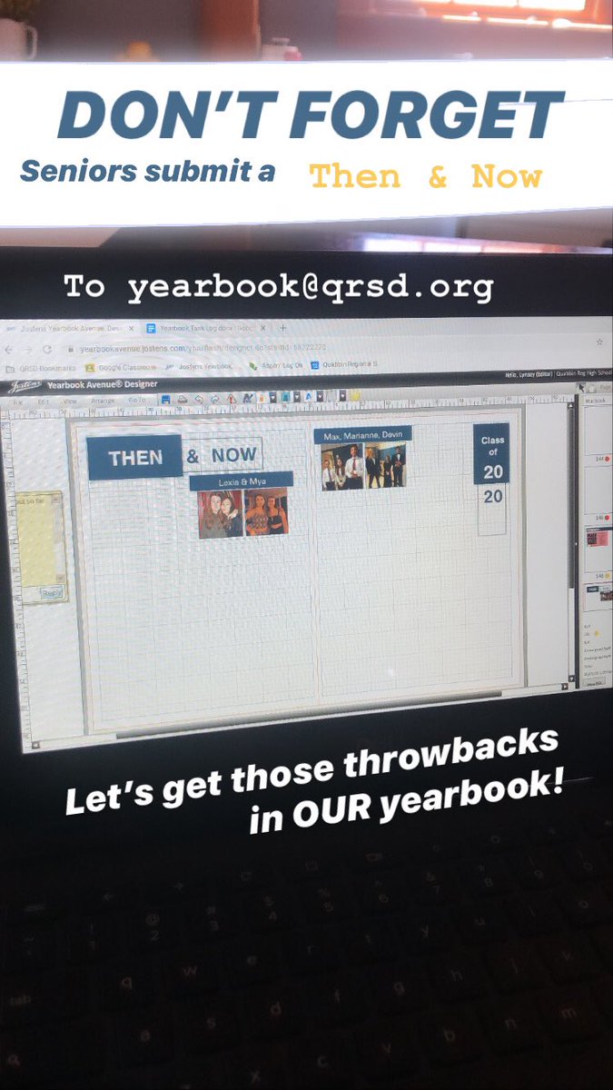 QuabbinY's tweet photo. Hey 2020 Seniors! Just a couple reminders! https://t.co/RExBRzh7HD