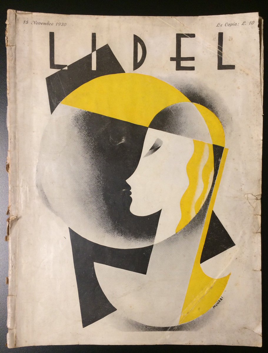 rzenix's tweet photo. #BrunoMunari cover rivista #Lidel novembre 1930 stampato nell’Officina d’Arte Grafica A. #Lucini & C. Milano. #GraphicDesign https://t.co/11AK1AQnFX