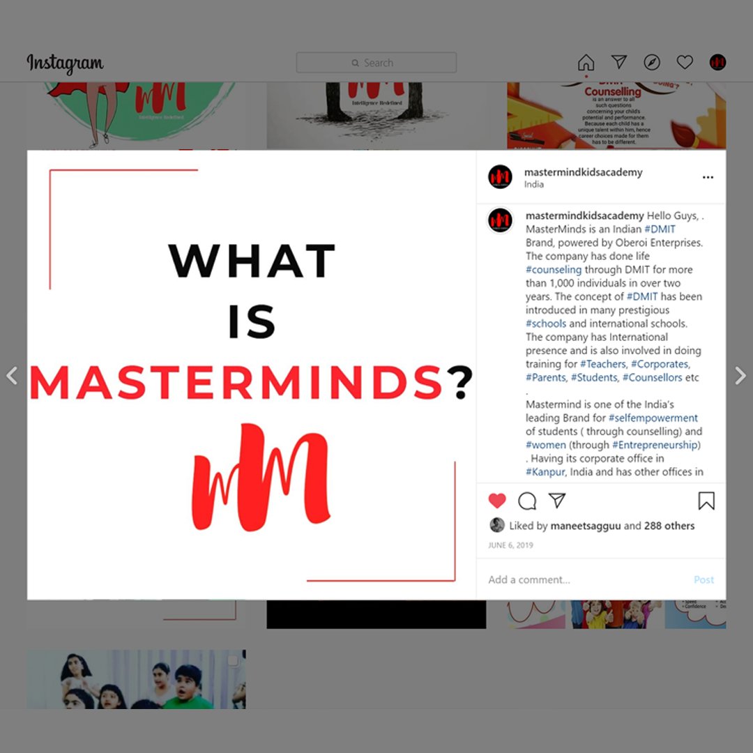 Creativedge_in's tweet photo. #BrandPositioning Project for @masterminds_in
For free brand consultation, give us a call at +917678877665.
#carousel #creativedge #advertisement #creativedgemedia #digitalmarketing #socialmediamarketing #ppc #seo #websiteservices #websites #Graphics #animation #contentcreator https://t.co/7yAUr4YxfZ