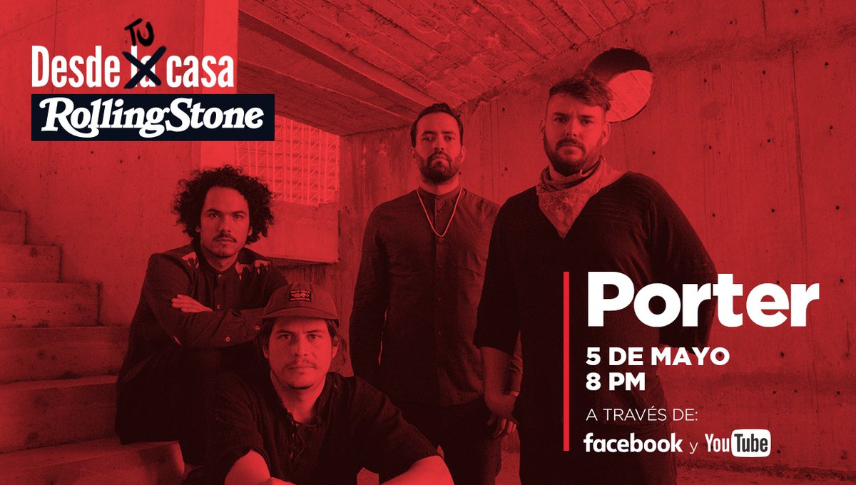 unhuitzil_'s tweet photo. ¿Eres fan de @PorterOficial ? 🤔
Esto te interesa 🤓👇🏼:
📆 5 de #mayo 💞.
📍Desde la comodidad de tu #casa.
📺 A través de #facebook y #YouTube.
Cortesía de @RollingStoneMX 😎... #Porter #RollingStone #RollingStoneMX #QuédateEnCasa @DiegoBacter https://t.co/LFCAsoI5IX