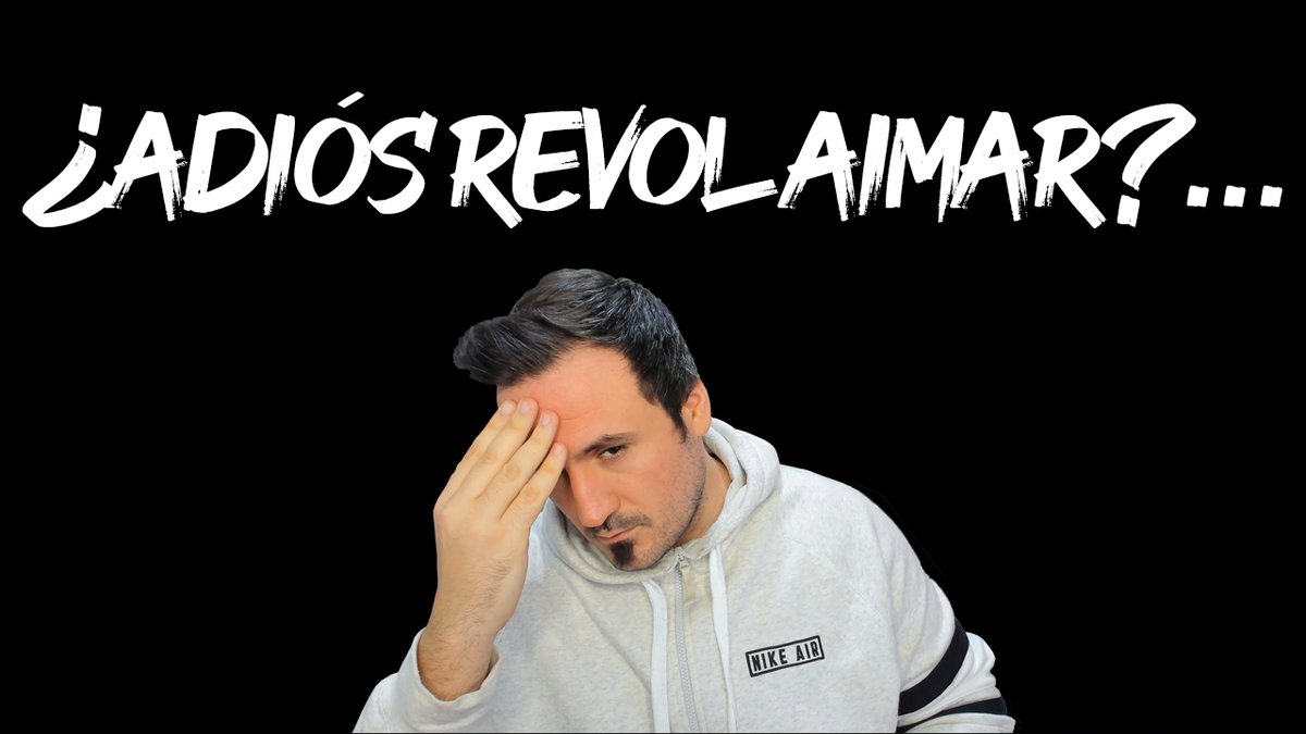 🧐Tras mucho tiempo trabajando, tengo algo muy importante que contaros...
🖐️Damos la despedida a Revol Aimar tal y como lo conocemos ahora...¡Porque se vienen muchas cosas nuevas!
👀Si queréis conocer que va a pasar... entrad a este vídeo

📺youtu.be/KHe2vtTqGQo