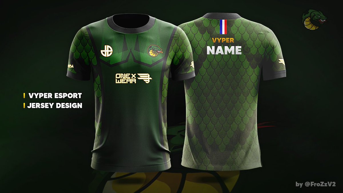 Vyper_Esport's tweet photo. Un énorme merci  à @FroZzV2  pour la première version de notre maillot en partenariat avec la marque @OneXWear  un avis ? RT apprécie 😊

#CallofDuty #vyper #Activision #decerto https://t.co/BZBTs6mIpX