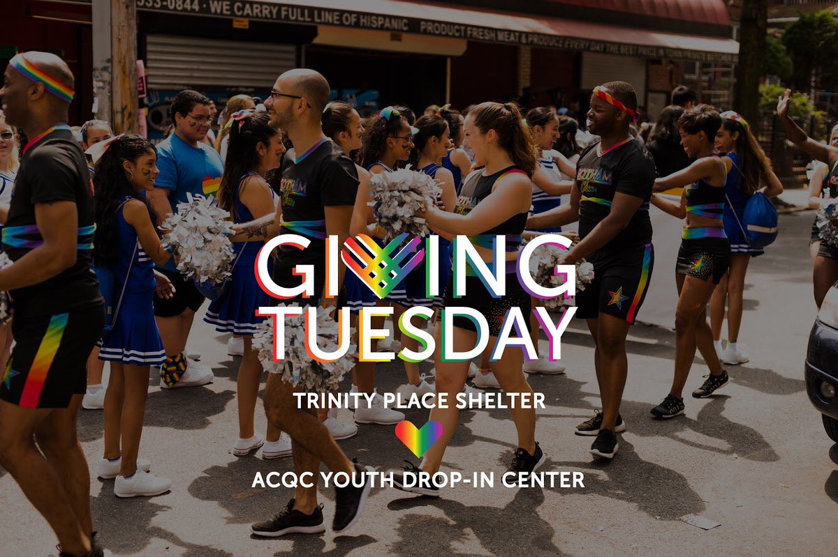 GothamCheer's tweet photo. 🏳️‍🌈PROUD to be on the front lines supporting NYC’s YOUTH!🏳️‍🌈@acqcyouth Drop-In Center in Queens and the @TrinityS_place Shelter in Manhattan - both provide services for homeless #LGBTQ youth in New York.#acqc #givingback #acqcyouthdropin #trinityplaceshelter #homelessyouth #nyc https://t.co/RpjfbhjCj1