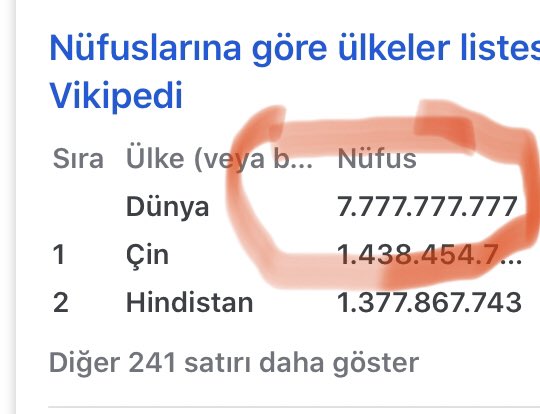 #dünyanüfusu #COVID19 #dünya #tesadüflerötesi  dünya nüfusu ne kadar da güzel sıralanmış rakamlarla...