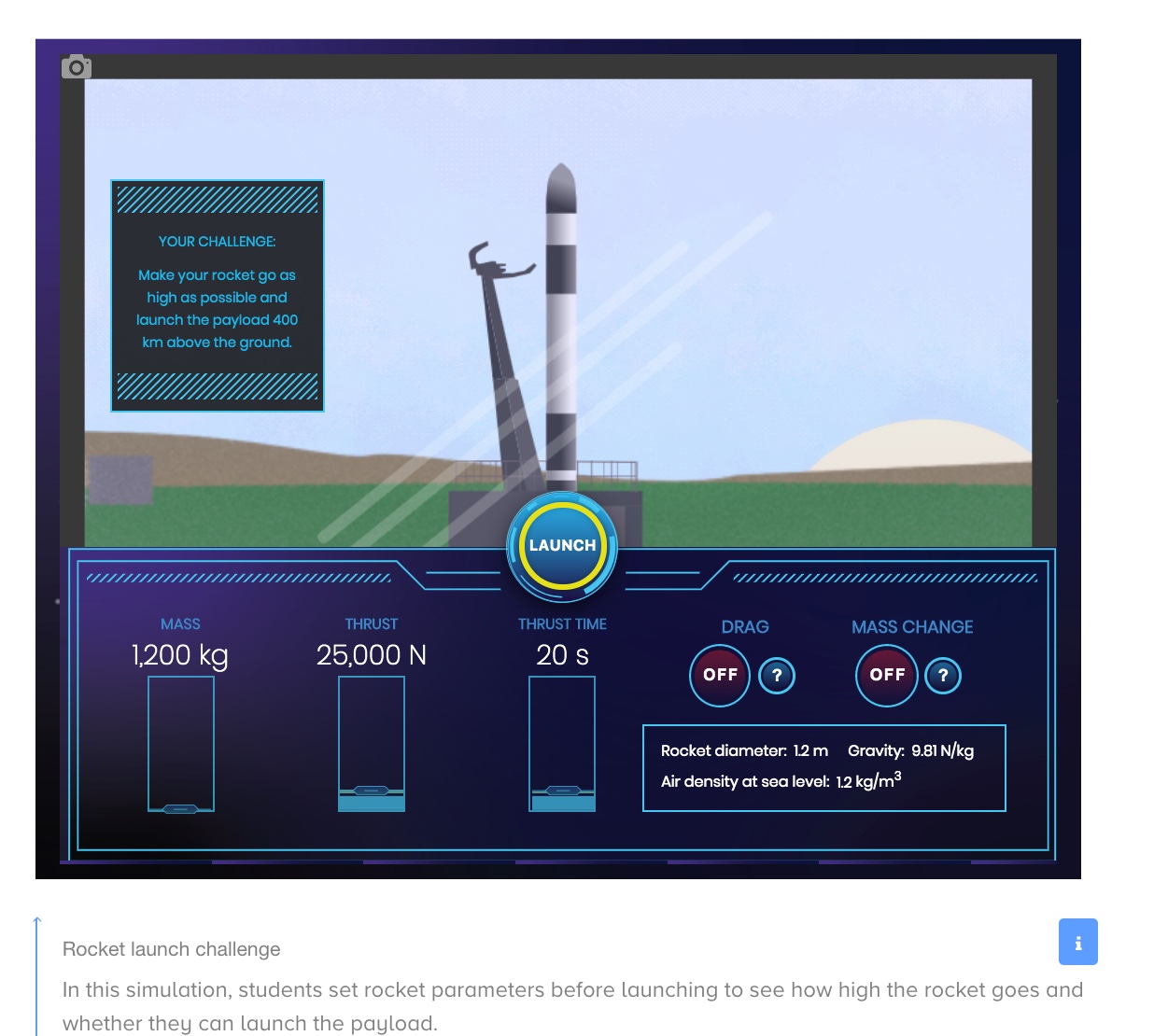 rocket launch challenge