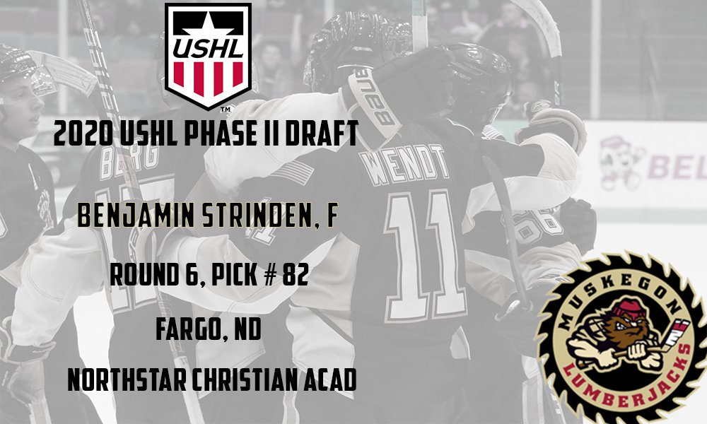 Our sixth-rounder is in! Next pick: ninth round, 127 overall #USHLDraft