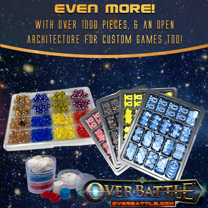 SytherGaming's tweet photo. Back #OverBattle: The All War on #Kickstarter NOW for rich, innovative gameplay and infinite variability in an epic space combat setting!
https://t.co/lX1QxHxRzm
#crowdfunding #boardgames #scifi #tabletop #indiegames #bgg https://t.co/So3keMALye