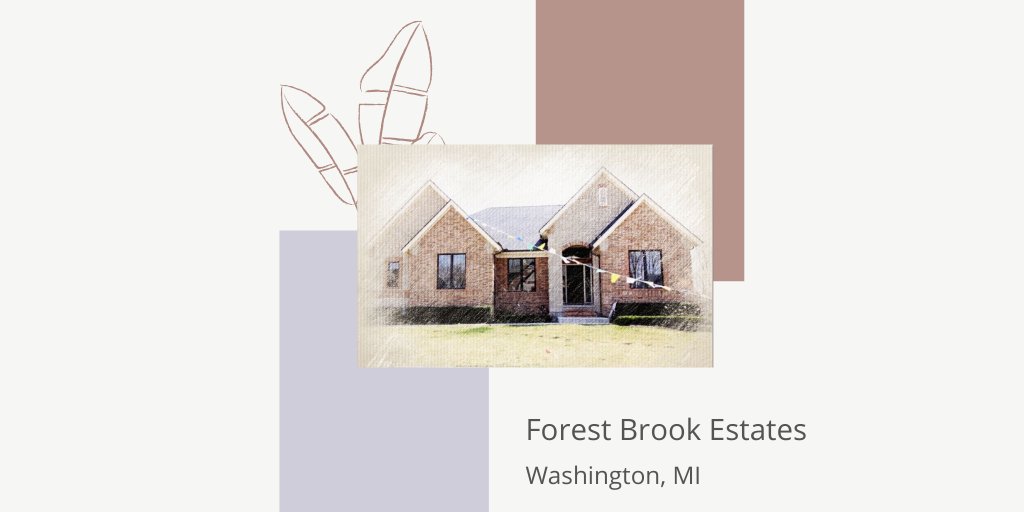 hoodle's tweet photo. Forest Brook Estates is a neighborhood of beautiful new homes being built in Washington, Michigan. https://t.co/y41ycNLLVH #newconstruction #WashingtonMI #findyourplace https://t.co/GJZhbClapY