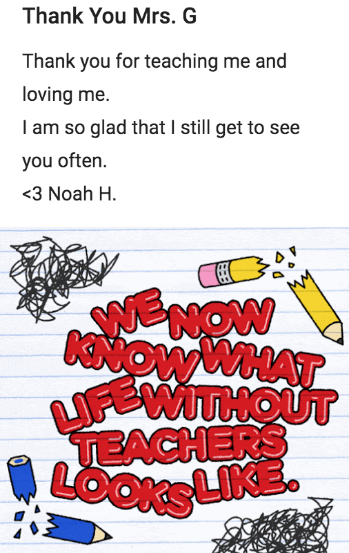 mrsg3rd's tweet photo. I feel loved!  Thank you Ss for the great messages on our Hornung Spirit Week Padlet! Made me smile! https://t.co/h34u3zjmpz