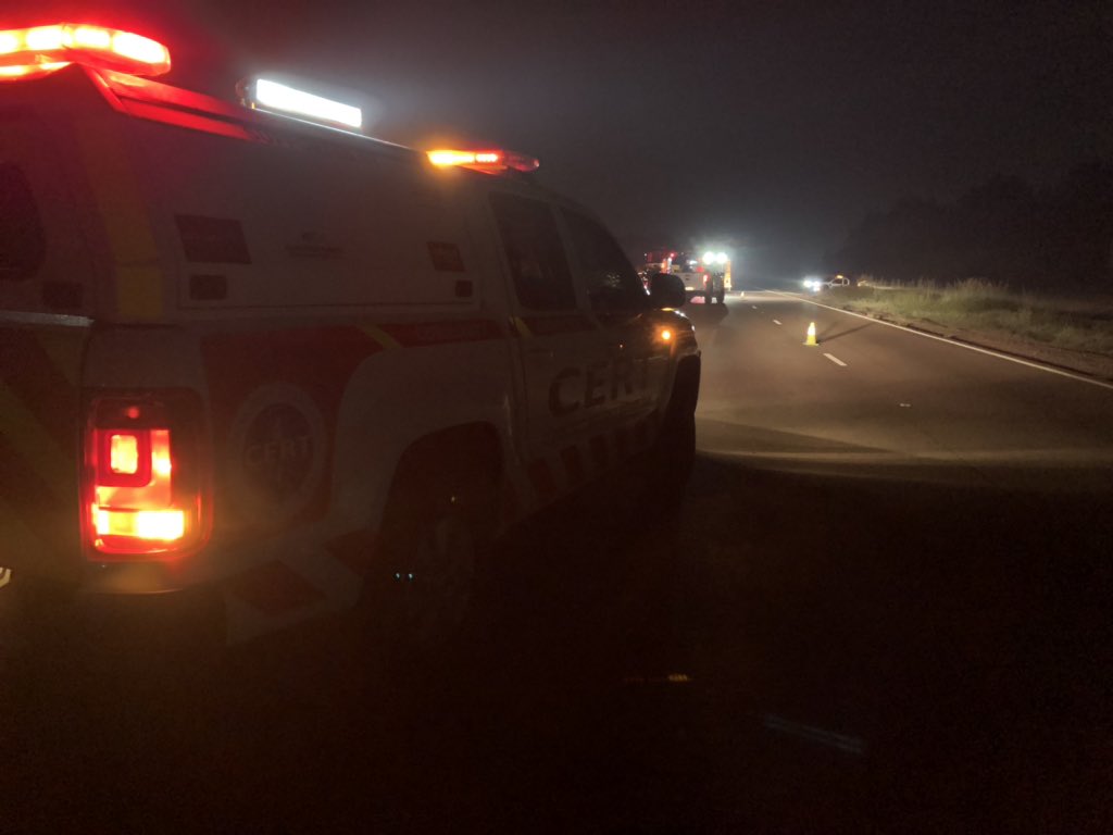 sa_cert's tweet photo. CERT attended Truck accident on N14 north before Jean rd off ramp #Centurion. One person sustained minor injuries. #GautengEmergencyMedicalServices #ER24 #FirstHelp #TshwaneFireDepartment https://t.co/w1jFNUvJd8
